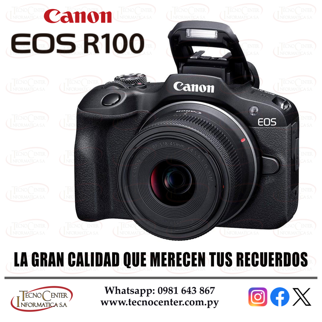 Cámara Canon EOS R100 Kit 18-45mm